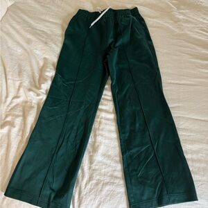 Tibi Dark Green Sweatpants